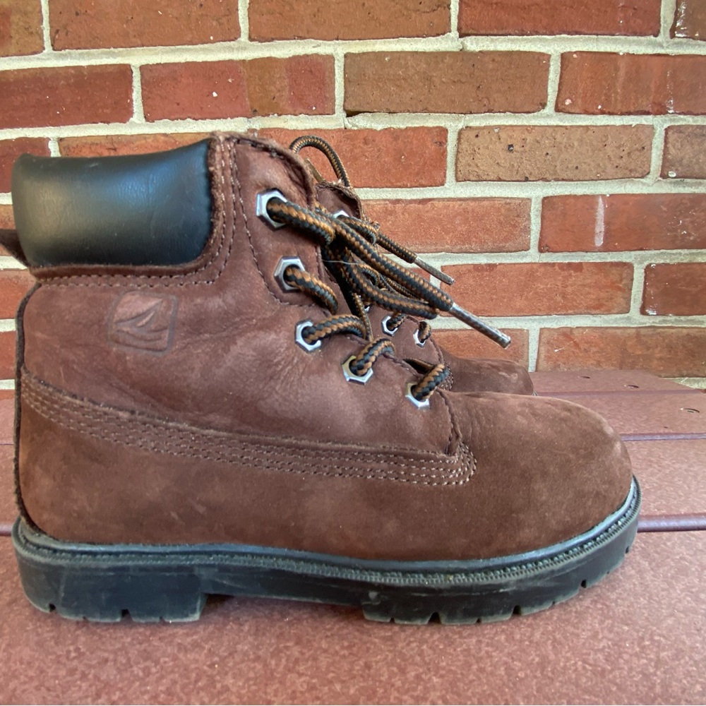 Sperry Brown and Black Kids Boots